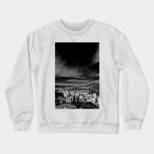 Benidorm Skyline Cityscape Costa Blanca Spain Crewneck Sweatshirt